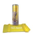 STOTT PILATES Non-Latex Flex-Band Regular Strength (Lemon), 6 Foot 5 inch / 198 cm