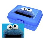 United Labels Sesame Street Lunch Box - Cookie Monster Lunchbox Lunch Box with Divider Blue