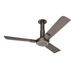 NNEX Glyde A60 1200 mm | BEE 2 Star Rated Premium Ceiling Fan | 20% Higher Air Thrust* | Airfluence™ Al Blades | Adjustable Downrod | 2-Yr Warranty | Mist Brown