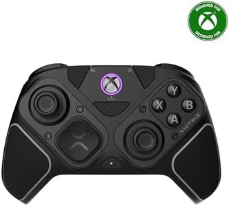 Turtle Beach Victrix Pro BFG Reloaded Wireless Gaming Controller Licensed for Xbox Series X|S, Xbox One & PC, Bluetooth, Fightpad Module, Hall-Effect Sticks/Triggers, Customizable Controls - Black