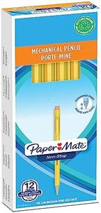 Paper Mate Non-Stop Mechanical Pencil | 0.7mm | HB #2 | Yellow Barrel | 12 Count