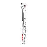 SuperStroke Traxion 1.0PT Golf Putter Grip,White/Red/Gray