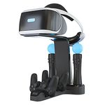 Skywin Playstation VR Charging Stand - PSVR Charging Stand to Showcase, Display, and Charge (Compatible with PS4 VR)