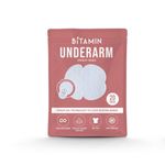 Bitamin Underarm Sweat Pads for Women & Men 20pk | India's First Gel Technology| 2X Prevents stain | 2X Absorbs Sweat | 2X Odour Control | Large Covering | Skin Friendly