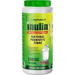 miNATURALS Pure Inulin Fiber Powder - Natural Prebiotic Fibre Supplement (340g - 106 Doses) - Folate and B Vitamins