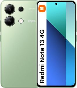 Xiaomi Redmi Note 13 4G lte (for tmobile Mint Tello & Global) 128Gb + 6Gb 6.67 108mp Triple Global Bands Unlocked (Mint Green Global ROM)