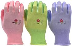 12 PAIRS Women Gardening Gloves with Micro Foam Coating - Garden Gloves Texture Grip - Women’s Work Glove - Working Gloves For Weeding, Digging, Raking and Pruning, Large