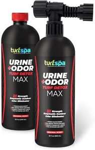 TurfSpa MAX Urine & Odor Turf Detox: Double-Strength Enzyme Cleaner & Odor Eliminator for Artificial Grass, Turf, Concrete & Patios, Pet Urine Enzymatic Cleaner for Dogs & Cats – 32 oz Sprayer, 2-Pack