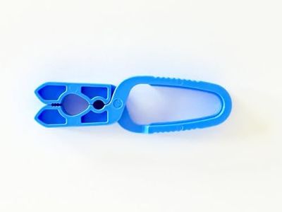 DRY-SMART MONOBLOCK Pinzas para la ropa, extremadamente fuertes y estables, plástico inoxidable sin metal, diseño moderno, 20 unidades