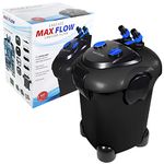 Penn-Plax Cascade Max Flow Aquarium Canister Filter – Great for Extra Large Fish Tanks – More Than Suitable for 250+ Gallon Aquariums – 820 Gallons per Hour (GPH)