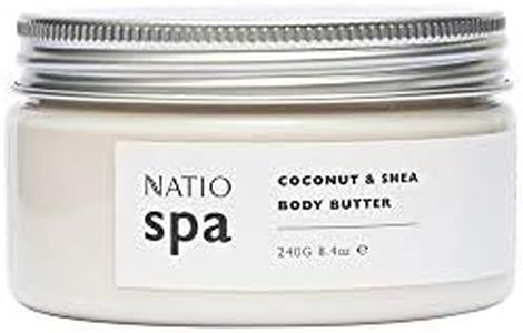 Natio Australia Spa Coconut & Shea Body Butter 240g - Creamy, Hydrating & Gentle Coconut Scented Body Moisturiser - Made in Australia