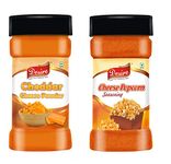 Desire Cheddar Cheese Powder with Cheese Popcorn Seasoning (100 Gram + 100 Gram)