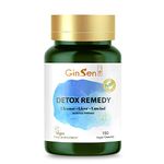 GinSen Detox Remedy 150 Capsules | Natural Liver Detox from Stress, Liver Health, Calming | Added Ashwagandha, Lemon Balm & Vitamins, Made in UK