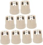 12pcs E27 Ceramic Lamp Holder E27 L