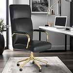 GXJ Executive Desk Chair, Black Lea