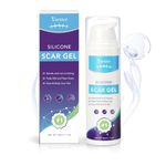 Yarster Silicone Scar Gel, Fade Old and New Scars, Stretch Marks Removal Formula Helps from Surgical, Burns, Acne Scar with Advanced Scar Gel, 1.7 oz (50ml)