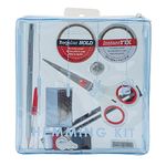 SINGER Hemming Kit with Storage Pouch – 92 piece Sew Kit with Hem Tape, Seam Ripper, Scissors, & Marking Pencil