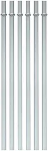 Southern Homewares Acrylic Drinking Straws, Set of 6 - Fits 10oz, 12oz, 16oz, 20oz Tervis Tumbler Replacements