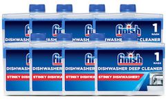 Finish Dishwasher Machine Cleaner | Original | Pack of 8, 250ml Each |Deep Cleans and Helps to prolong life of your dishwasher