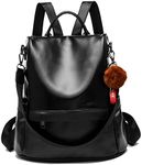 shepretty Women's Backpack Anti-Theft Shoulder Bag Multifunctional School Bags, 099-6766 black, M, Rucksack