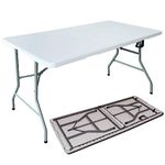 White Foldable Table