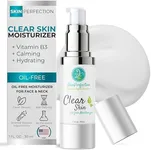 Skin Perfection Clear Skin Oil Free Facial Moisturizer Non-greasy Formula Great for Oily Skin Hydration with Hyaluronic Acid Skin Calming Vitamin B5 Light Gel with Hyaluronic Acid
