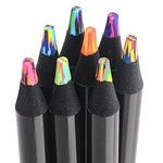 nsxsu 16 Pieces Rainbow Pencils, Jumbo Colored Pencils for Adults, Multicolored Pencils Art Supplies for Drawing, Coloring, Sketching, Party Favor Bags, Pre-sharpened