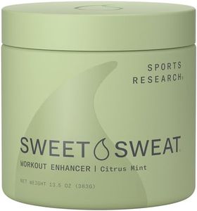 Sweet Sweat 'Workout Enhancer' Gel XL Jar - Maximize Your Exercise & Sweat Faster - 13.5oz (Citrus Mint)