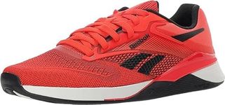 Reebok Unisex-Adult Nano X4 Sneaker, Red/Grey/White, 8 Women/6.5 Men
