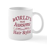 CafePress Awesome Hair Stylist Mug 11 oz (325 ml) Ceramic Coffee Mug