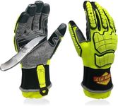 Intra-FIT Protective Gloves Cut Resistant Work Gloves, Oil & Gas Repellent Gloves EN 388:3X44EP, Rescue Extrication Gloves Impact Protection Abrasion Puncture Tear Resistant