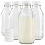 Stock Your Home Liter Glass Milk Bo