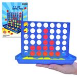 Pup Go 4 in a Line Game,6 Spare Discs Included, Four in a Row Line Up 4 Gaming Fun Set, Travel Portable Convenient Size, Classic Fun Educational Family Games (Small)