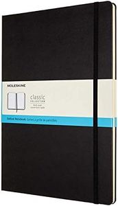 Moleskine Dot Grid Classic Hard Cover Notebook, A4, Black