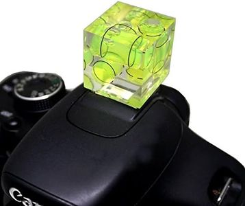 FOTYRIG Camera Level Hot Shoe Level 3 Axis Bubble Spirit Level Standard Shoe Mount Compatible with Nikon, Olympus, Pentax Digital and Film Cameras