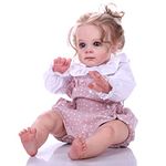 ZIYIUI Reborn Dolls 22 Inch 55 cm Soft Silicone Vinyl Reborn Baby Dolls That Look Real Newborn Girl Toy Doll Handmade Child's Vinyl Dolls Birthday Xmas Gift - Reborn Dolls Girl