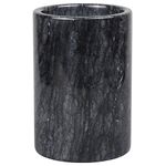 Creative Home Natural Black Marble Wine Cooler, Tool Holder, Crock