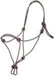 Tough 1 Horse Poly Rope Tied Halter, Black