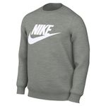 Nike Sportswear Men's Club Fleece Crew Neck Sweatshirt (as1, alpha, x_l, regular, regular, Grey)