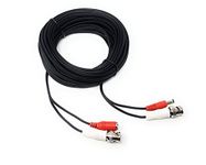 MainCore 10m/33ft long 2in1 BNC + DC Power 5.5mm x 2.1mm Video Cable Cord Lead For CCTV Camera DVR Security System Camera Monitor (Available in 5m, 10m, 18m, 25m, 50m) (10m)