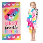 Franco Kids Cotton Bath/Pool/Beach Towel, 58 in x 28 in, Build A Bear