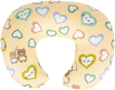 Nursing Pillow & Breastfeeding Pillow – Ergonomic C-Shape for Breastfeeding & Bottle Feeding, Standard Size Breathable with Washable Cover, Hypoallergenic,Tummy Time & Sitting Support (0-12 Months)