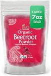 Jiva Organics Beet Root Powder 7 Oz Bag - for Baking & Smoothies - Pure & Natural, Non-GMO, Vegan