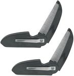 Tongke Folding Comb, Pocket Comb for Men, Black