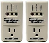 2 Pack Pipeman's Installation Solution Surge Voltage Protector 1800 Watts, White