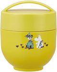 Skater LDNC6AG-A Antibacterial Insulated Bento Box, Bowl Shaped, Lunch Jar, 19.3 fl oz (540 ml), Moomin, Dull Color