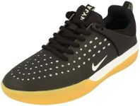 Nike SB Zoom Nyjah 3 Skate Shoes (DV7896-001, Black/Black/White/White) Size 10.5