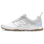 New Balance Women's Fresh Foam Contend V2 Golf Shoe, White/Grey, 9.5 Wide