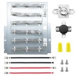 HomTop 503978 Dryer Heating Element Kit Replacement for Whirlpool Maytag Speed Queen Admiral Crosley and Magic Chef Replaces Part Number: 503404 510329 510325P 61927 61928 61929 14218929 Y503978