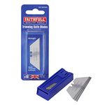 Faithfull FAITKB10UK 10 Heavy-Duty Utility Knife Blades With DIspenser. Made in UK